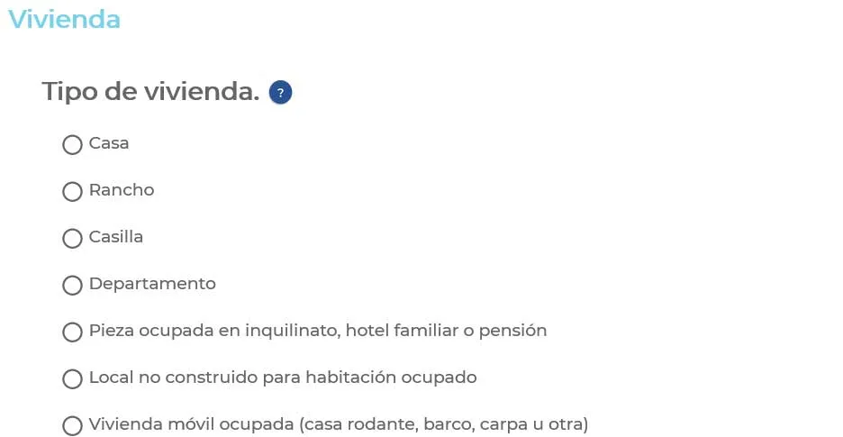 censo 2022 digital - tipo de vivienda
